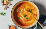 Чечевичный крем-суп с морковью и карри